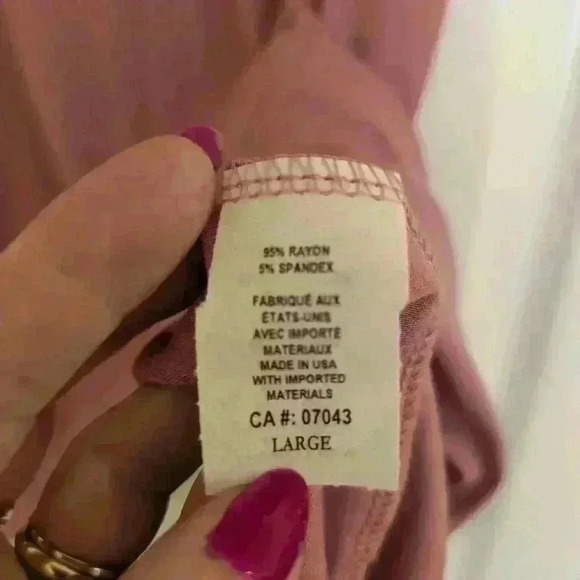 Basic pink short sleeve t shirt dress brit and  bri - Picture 8 of 9